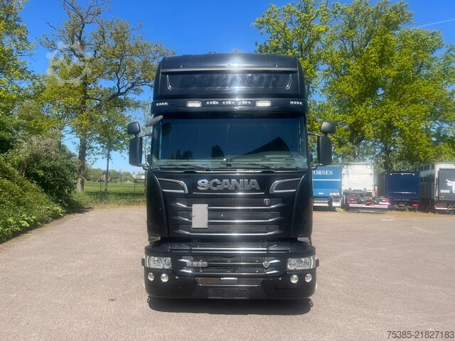 Koffer Scania R520 V8 Sideloader King of Road