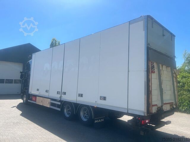 Koffer Scania R520 V8 Sideloader King of Road