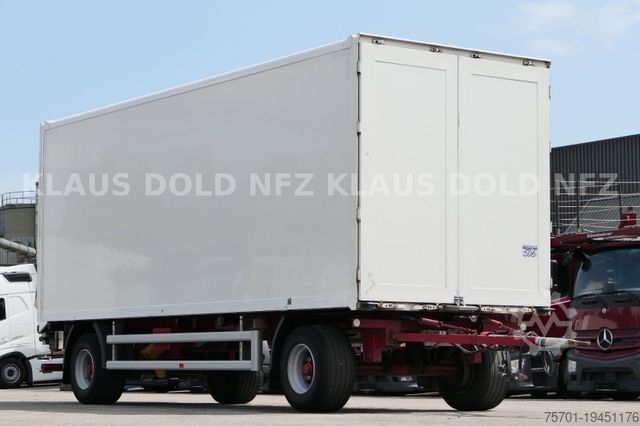 Box trailer SPIER AGL 290 Koffer 45m³ Durchladeeinrichtung LBW