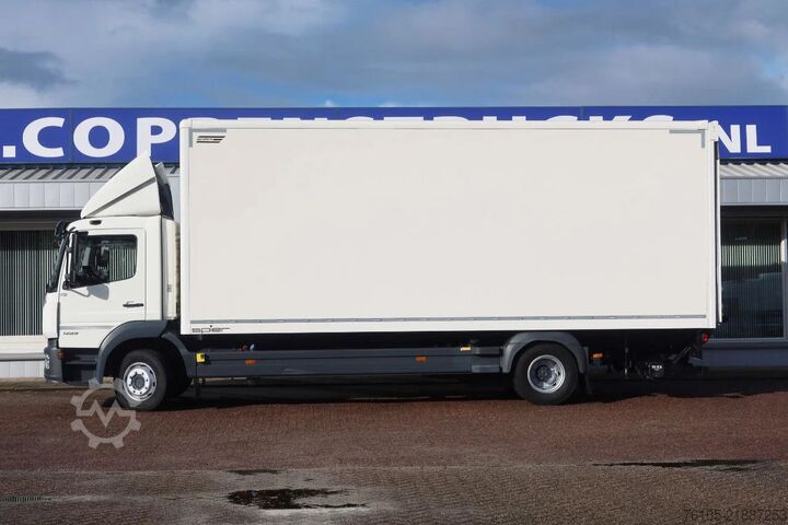 Box body Mercedes-Benz Atego 1223 1223 L Bak + Klep Bar 3000 KG