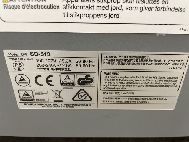 Broschürenfinisher Konica Minolta booklet finisher SD-513