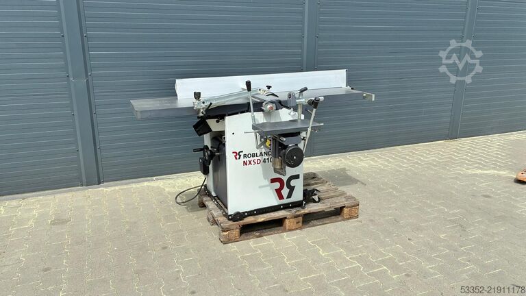 Jointer planer & thickness planer combination Robland nxsd 410