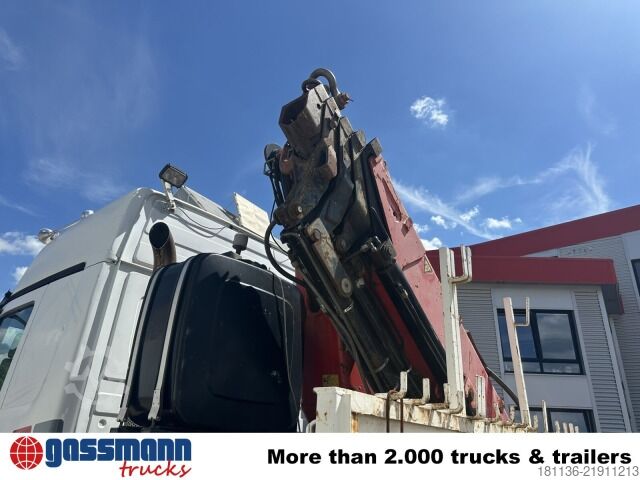 Flatbed truck Mercedes-Benz Actros 2646 LK 6x4, WSK, Kran Fassi F360BXP.24,