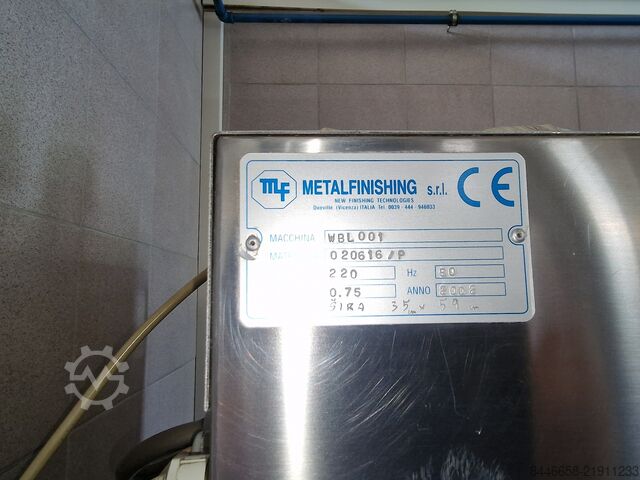 Water blasting machine METAL FINISCHING WBL 001