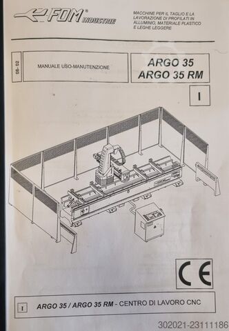 3-Axis CNC Machining Centre Fom Industrie Argo 35