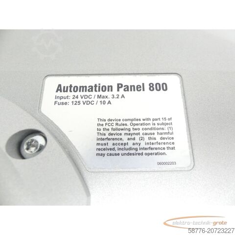 Component B&R BR 5AP820.1505-00 Automation Panel 800
