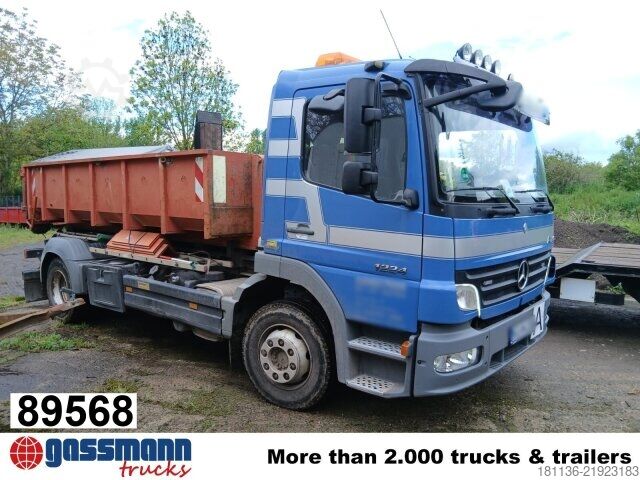 Roll-off tipper truck Mercedes-Benz Atego 1224 L 4x2, Multilift City Abroller