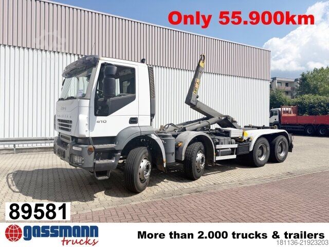 Roll-off tipper truck Iveco Trakker 340 T 41 8x4