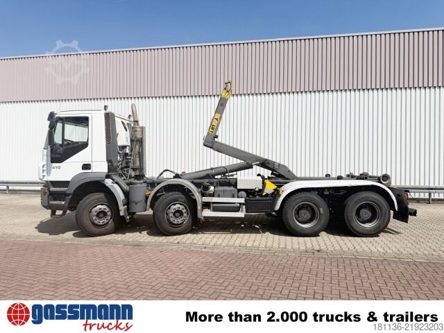 Roll-off tipper truck Iveco Trakker 340 T 41 8x4