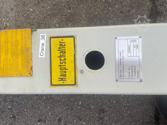 Säulenschwenkkran Knickarm Kran IBB Stahl 250 Kg
