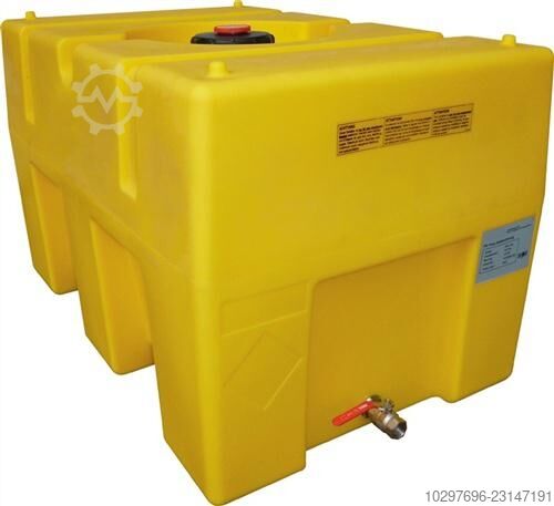 200L PE drum yellow with forklift pockets - 1 pc Cemo 