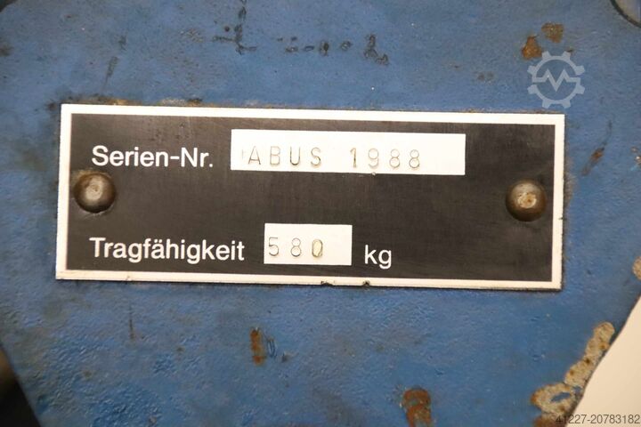 Kettenzug mit Fahrwerk 500 kg Abus GM3