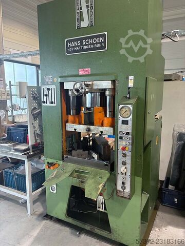Hydraulische Einständerpresse Hans Schoen UTE/B