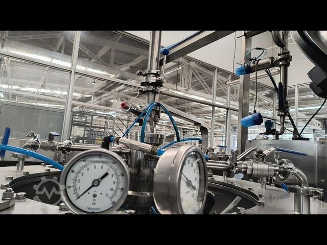 Used Mesal Filling triblock 12000 BPH - year 2011 OMRON E30-30-10IA1