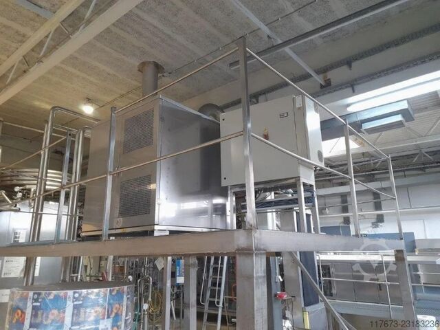 Used SIG Comibloc fruit juice filling line 2004 - 5000 cartons/hour ECOLAB CFA406-32