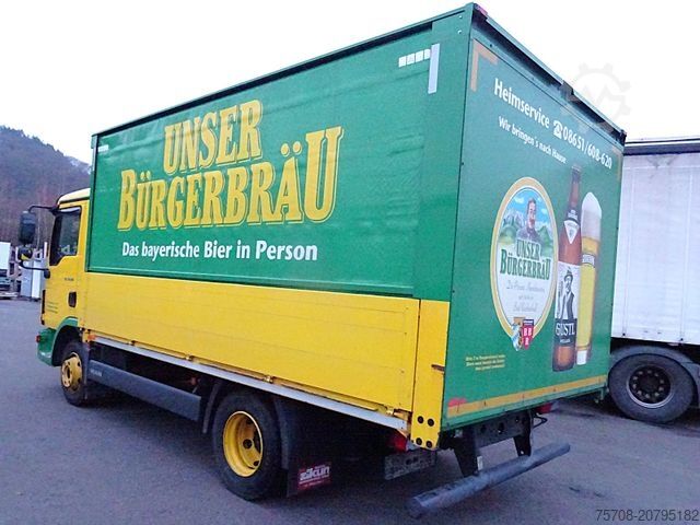 LKW mit Getränkeaufbau MAN 10.180/8.180 TGL*blatt/luft*Diff*Super Nutzlast!