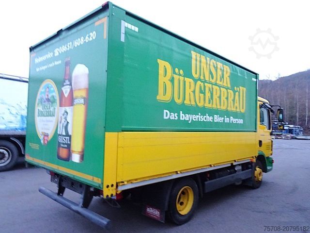 LKW mit Getränkeaufbau MAN 10.180/8.180 TGL*blatt/luft*Diff*Super Nutzlast!