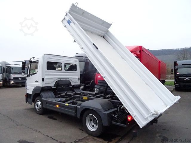 Three-way tipper van MERCEDES-BENZ 818 Atego*Meiller Kipper*2x AHK*Diff.*Neuzustand