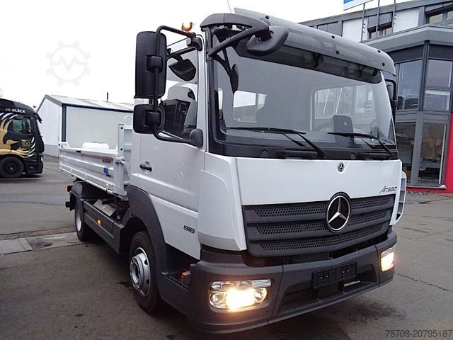 Three-way tipper van MERCEDES-BENZ 818 Atego*Meiller Kipper*2x AHK*Diff.*Neuzustand