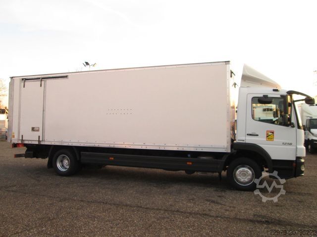 Box truck MERCEDES-BENZ Atego 1218*Maxi-Koffer 7.12m*Euro5*LBW*