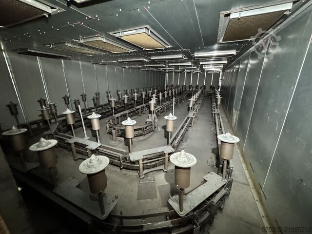 Floor conveyor for rim painting line AFOTEC 