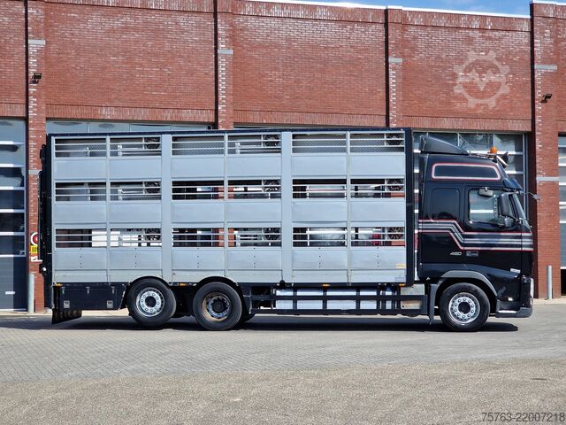 Cattle transport Volvo FH 460 Berdex 3 deck livestock - Loadlift - Lif...