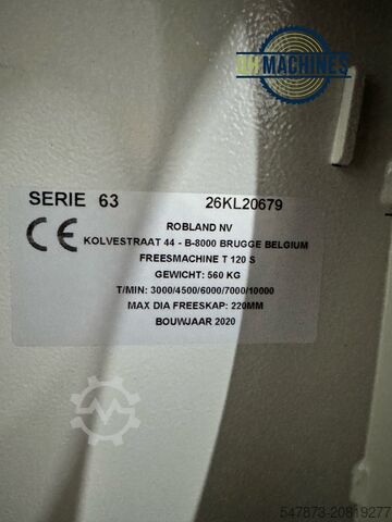 Robland T120S Fräsmaschine mit Vollausstattung ROBLAND T120S