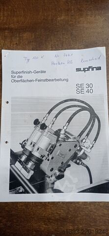 Supfina Superfinish, Microfinish Supfina Typ 110