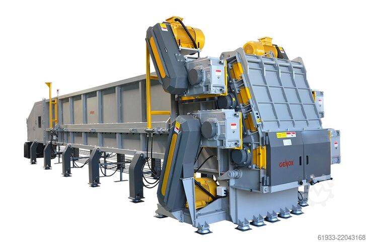 Four Shaft Pipe & Profile Shredder Genox J1200