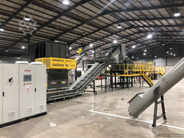 1,000kg/hr Rigid Plastic Washing System Genox RP1000