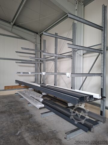 Cantilever rack Kragarmregal 1 seitig, 6,08 x 4,20 m 