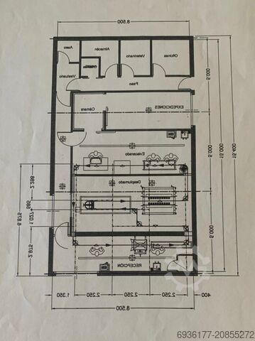 Complete TECMAT poultry slaughterhouse line Tecmat 300-500