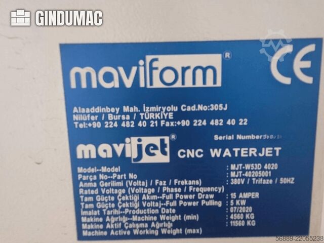 MAVIJET MJT-W53D- 4020 MAVIJET MJT-W53D- 4020