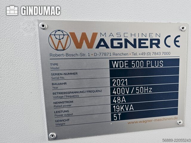 WAGNER WDE 500 PLUS WAGNER WDE 500 PLUS