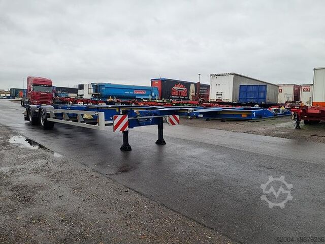 Container transport Van Hool A2C001 | container CHASSIS| 55 foot | 55 foot p...