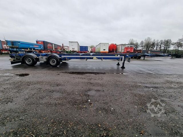 Container transport Van Hool A2C001 | container CHASSIS| 55 foot | 55 foot p...