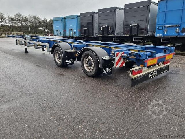 Container transport Van Hool A2C001 | container CHASSIS| 55 foot | 55 foot p...