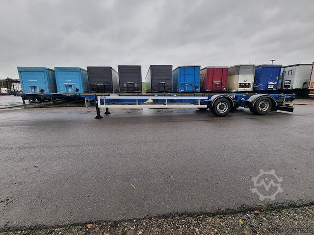 Container transport Van Hool A2C001 | container CHASSIS| 55 foot | 55 foot p...