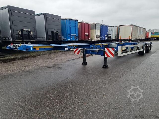 Container transport Van Hool A2C001 | container CHASSIS| 55 foot | 55 foot p...