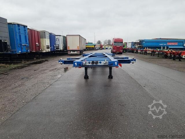 Container transport Van Hool A2C001 | container CHASSIS| 55 foot | 55 foot p...