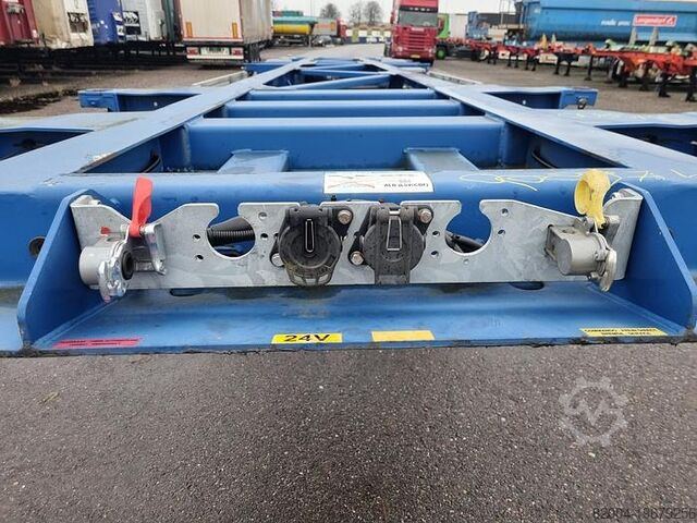 Container transport Van Hool A2C001 | container CHASSIS| 55 foot | 55 foot p...