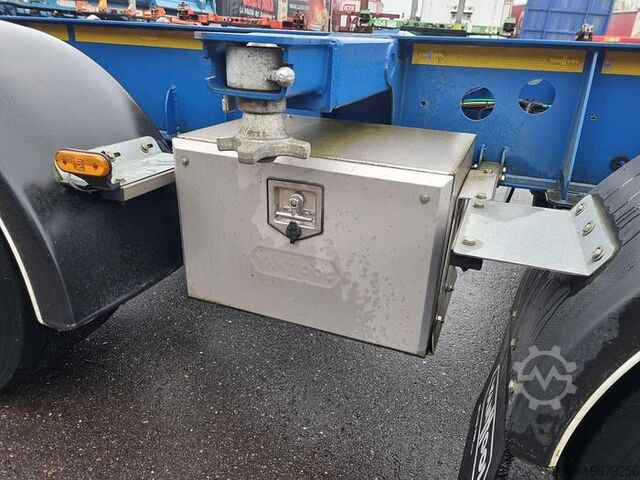 Container transport Van Hool A2C001 | container CHASSIS| 55 foot | 55 foot p...