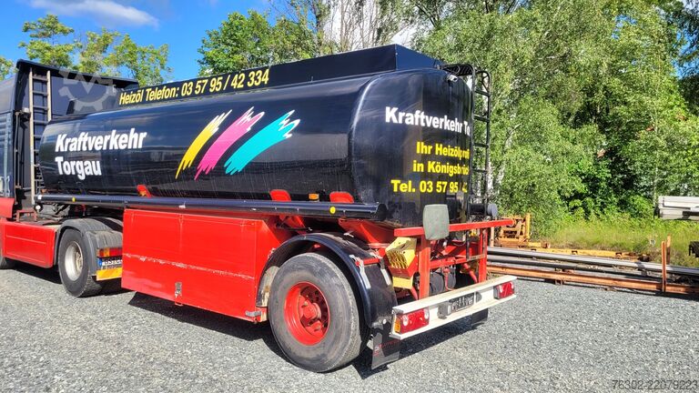 Platform Willig 1 Achs Tankauflieger 24.000 Liter 4 Kamm