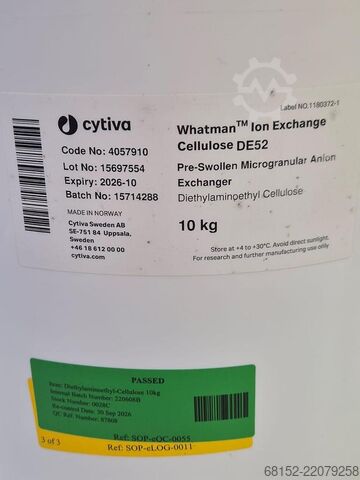 Cytiva DE52 10 kg Whatman Ion Exchange Diethylaminoethyl Cellulose Cytiva DE52.10kg