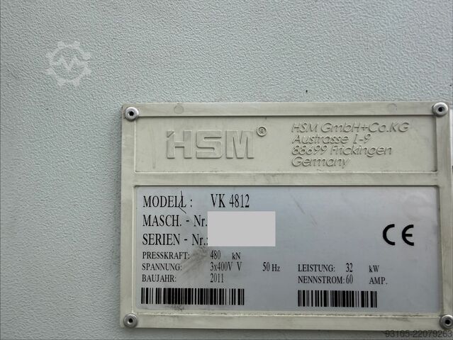 Bale press HSM VK 4812