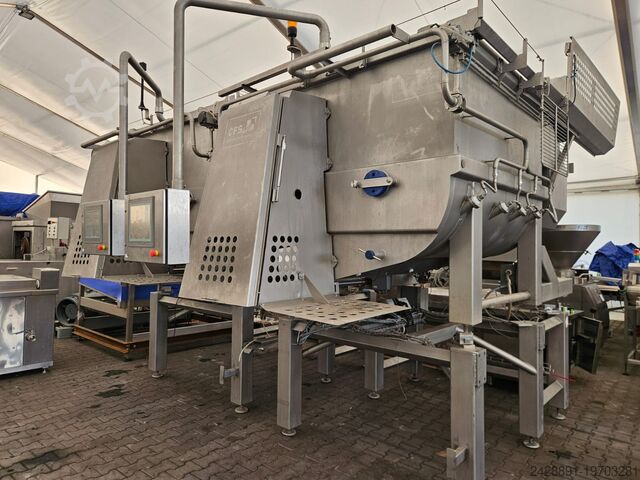 Paddle mixer cooled with CO2 CFS Unimix T2500