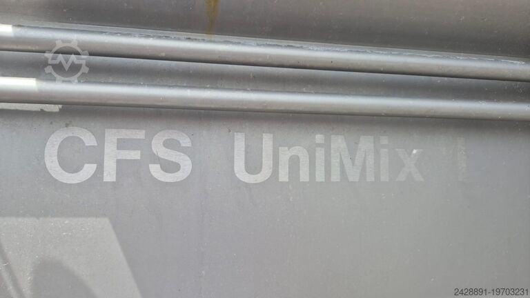 Paddle mixer cooled with CO2 CFS Unimix T2500