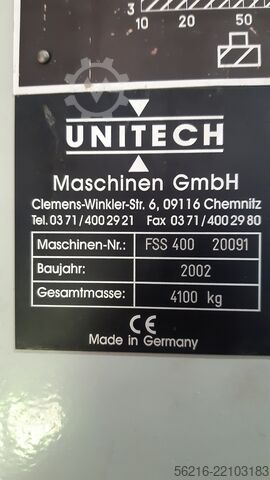 Milling machine UNITECH FSS 400
