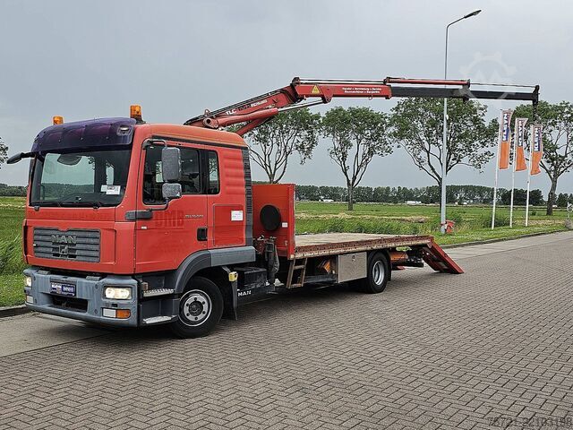 Car carrier van M.A.N. 12.240 TGL HYDR. RAMP. ATLAS 65