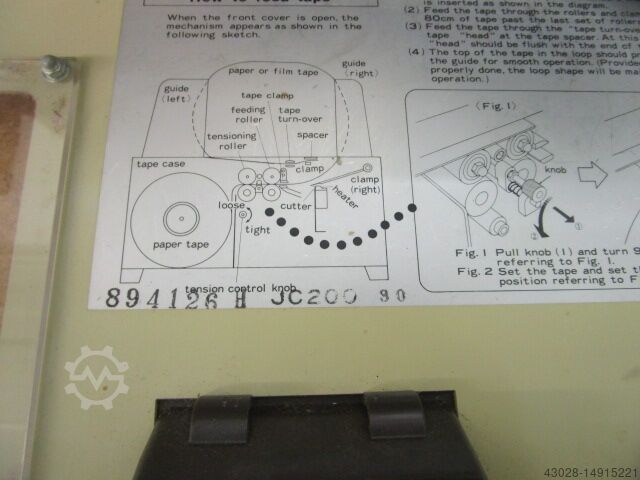 BANDEROLIERMASCHINE TANNER JC200 80